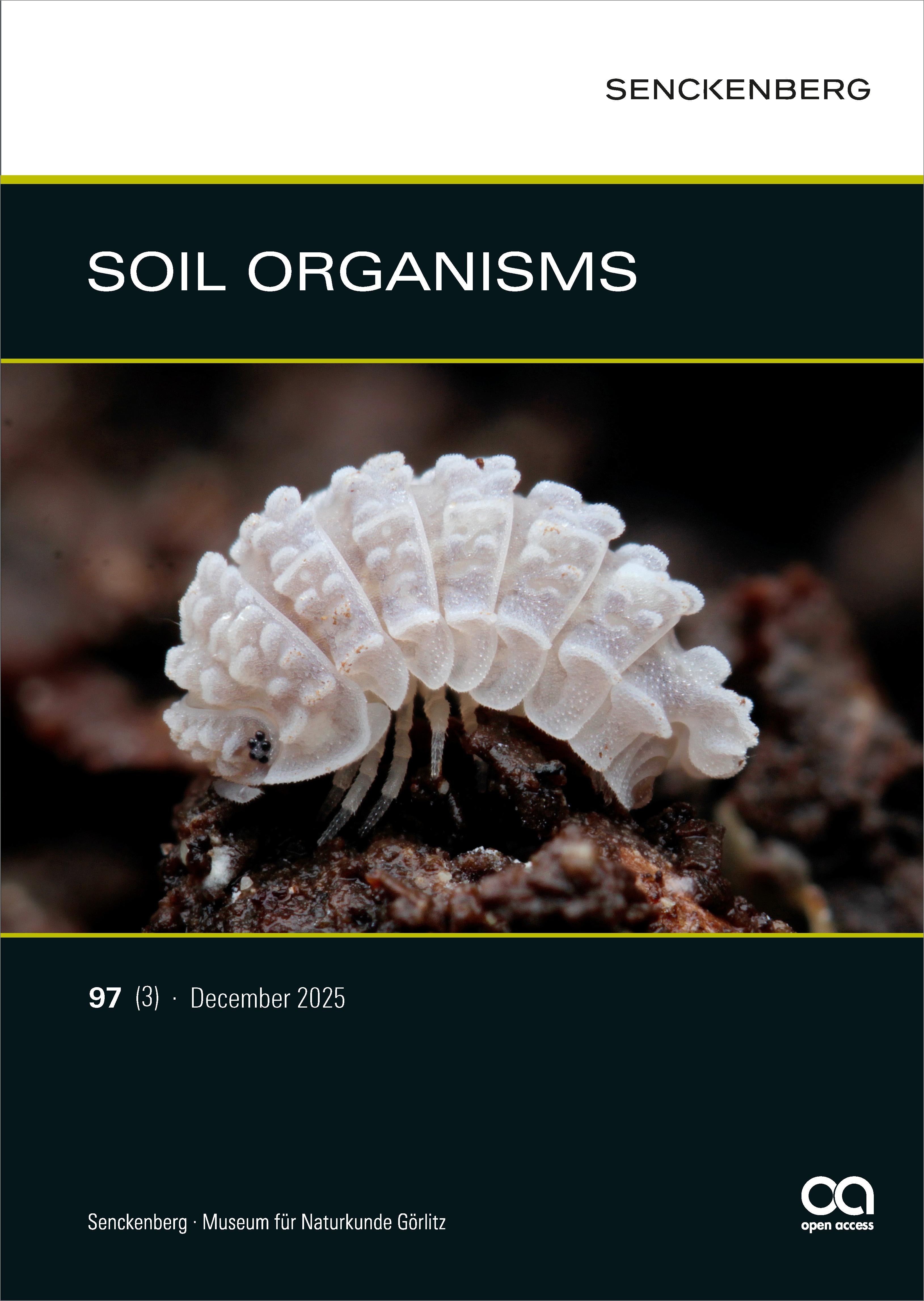 Front cover 97(3) Reductoniscus tuberculatus   Photo: Benedikt Kästle